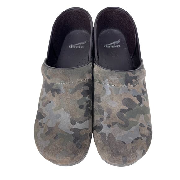 Dansko Professional Slip-On Clog Womens 40 9.5-10 Camo Slip-Resistant - Picture 5 of 11